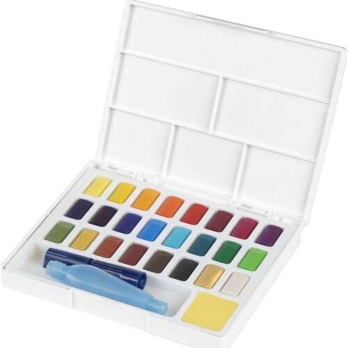 FABER-CASTELL Aquarellfarben in Näpfchen 24er Etui 63239742