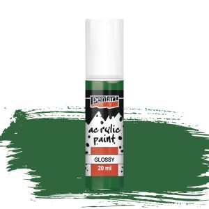 Pentart Fényes akrilfesték 20 ml fenyőzöld
