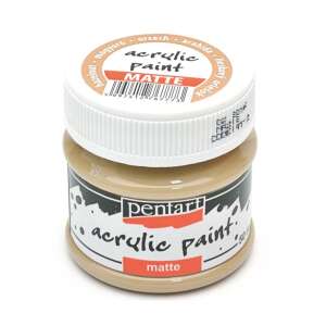 Pentart Matt akrilfesték 50ml - Mogyoró - Iskolakezdés, iskolaszer