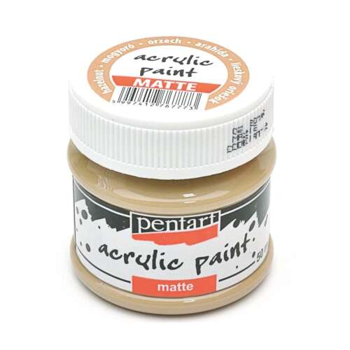 Pentart Matt akrilfesték 50ml - Mogyoró