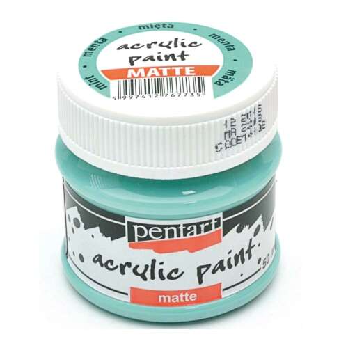 Pentart Matt akrilfesték 50 ml menta