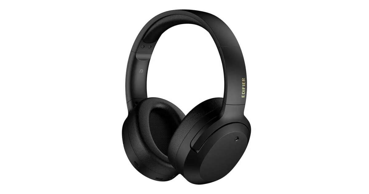 EDIFIER  W820NB Plus ブラック Wireless Noise Cancellation Over-Ear Headphones | W820NB