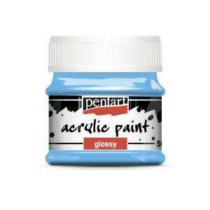 Pentart Fényes akrilfesték 50 ml világoskék