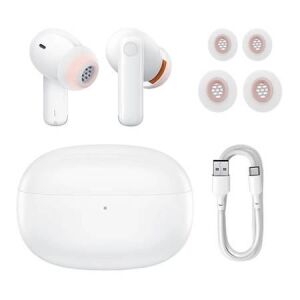 Baseus Bowie MZ10 fehér TWS fülhallgató töltőtokkal, USB-C kábellel és fülbetétekkel - Baseus