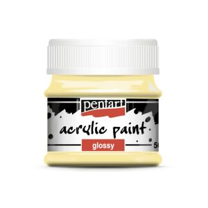 Pentart Tejeskávé Akrilfesték, Fényes, 50ml - Iskolakezdés, iskolaszer