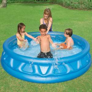 Intex 58431 aufblasbarer runder Pool, blau, 188 cm Durchmesser, Kinder spielen - Intex