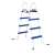 Bestway pool ladder, 107 cm, white frame, blue steps