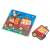 Wooden fire truck puzzle for toddlers, 3 pieces, with lion face