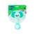 HOLA Koala rattle and teether, blue and green, 2 in 1, for babies, packaging
