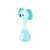 HOLA Koala rattle and teether, blue and green, 2 in 1, for babies, side view