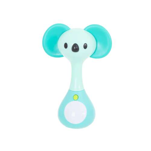 HOLA Koala rattle and teether, blue and green, 2 in 1, for babies