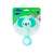 HOLA Koala rattle and teether, blue and green, 2 in 1, for babies, packaging