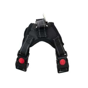 Czarny bezuciskowy szelek dla psa, rozmiar S - Uprząż dla zwierząt