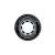INTEX 91cm Hi Performance inflatable swim ring, black and grey tire design