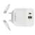 L-BRNO 18W fast charger with USB-C cable, white