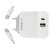 L-BRNO 18W fast charger with USB-C cable, white