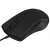 Izoxis gaming mouse, black, 7 buttons, RGB lighting, angled view