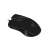 Izoxis gaming mouse, black, 7 buttons, RGB lighting, angled view