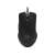 Izoxis gaming mouse, black, 7 buttons, RGB lighting, front view