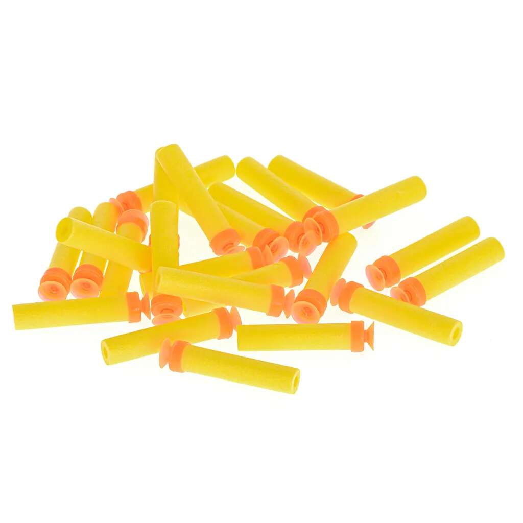 NERF-kompatibilis szivacs töltény, 24 db, sárga