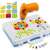 Construction Set with Screwdriver and Screwable Elements, 151 Pieces 76421512