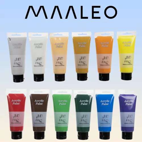 Akril festékek 12 db. 100ml Maaleo 20424 80179089 - Akrilfesték