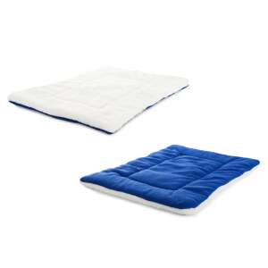 Blaues und weißes Hundebett, 50x35cm, bequem und gemütlich für Ihr Haustier - Viehzucht