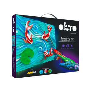 Okto Sensory Art Koi Fish 3D Painting Kit box - Art