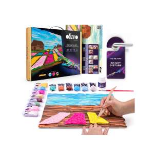 3D Malset mit Leichtknete, 30*40cm - Blumen