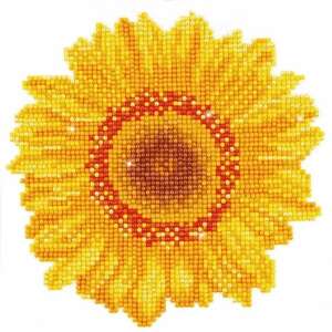 Diamond Dotz Sonnenblumen Diamantmalerei Set - Diamond Dotz Diamanten-Puzzles