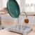 Dish drying rack for pot lids, kitchen organizer