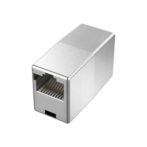 Hama RJ-45 - RJ-45 hálózati csatlakozó, ezüst - Hama