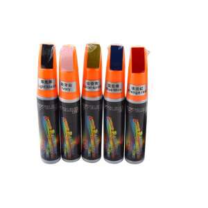 Комплект от 5 маркера за ретуширане на автомобилна боя, включва светло черно, слонова кост, златист кайсия, синьо мика и червено-кафяво - Превозно средство и части