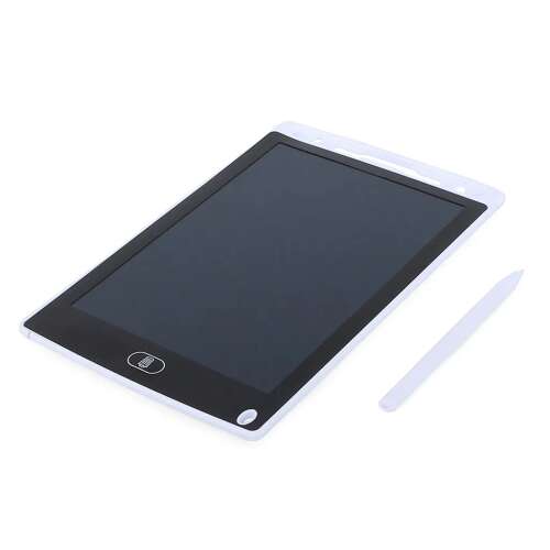 8.5 inch LCD writing tablet, white, with stylus, for drawing, writing, and note-taking