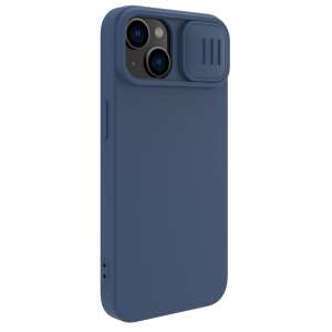 Nillkin CamShield Silky Silicone Case for iPhone 13/14 - Blue - Phone Case