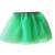 Green tulle tutu skirt for girls, 3 layers, perfect for dance, ballet, costume, and school performances