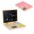 Wooden laptop toy with magnetic letters and numbers, chalkboard, and a toy phone, Ecotoys brand
