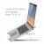 Swissten laptop and tablet stand in use with laptop 10-15 inch