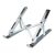 Swissten silver adjustable laptop and tablet stand