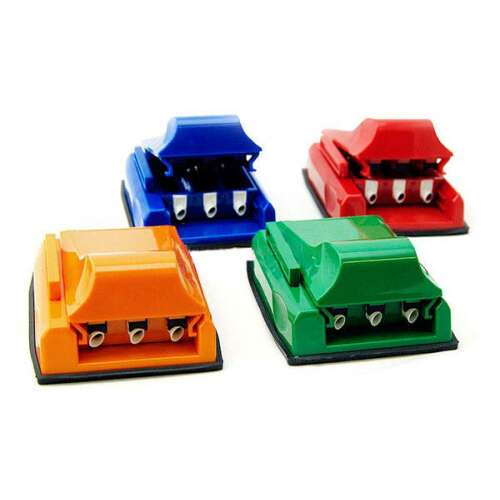Manuelle Zigarettenroller, 3 Zigaretten gleichzeitig, rot, blau, grün, orange, gemischte Farben
