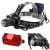 Bailong headlamp with bike light set, includes front and rear lights
