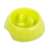 Green slow feeder bowl for dogs and cats, top view