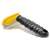 Yellow and black dog and cat hair remover brush, 7cm wide