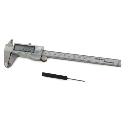 Digitaler Messschieber, 150 mm, 6 Zoll, Edelstahl, gehärtet, Messwerkzeug, Präzisionswerkzeug