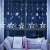 Fényfüggöny 138 LED USB - Cool White Star Curtain Lights window decoration