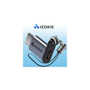 IZOXIS USB-C to Micro USB 2.0 adapter with keychain - USB Adapter