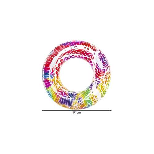 Bestway 36084 felfújható kerék, 91cm átmérő, színes mandala mintával