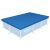 Bestway Steel Pro rectangular pool with blue cover