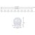 10-piece LED Ball Light String, 4.5 x 5 cm, for Mirror Mounting 75531806