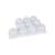 10 white LED vanity lights, 4.5 x 5 cm